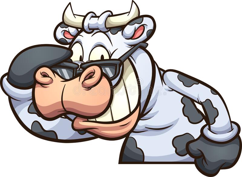 Detail Cow With Bow Clipart Nomer 32