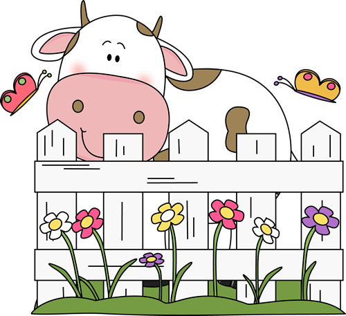 Detail Cow With Flower Clipart Nomer 31