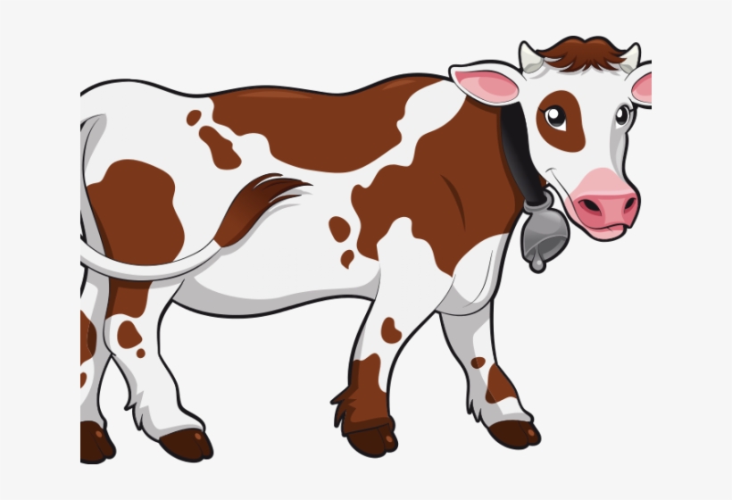 Detail Cow With Flower Clipart Nomer 48