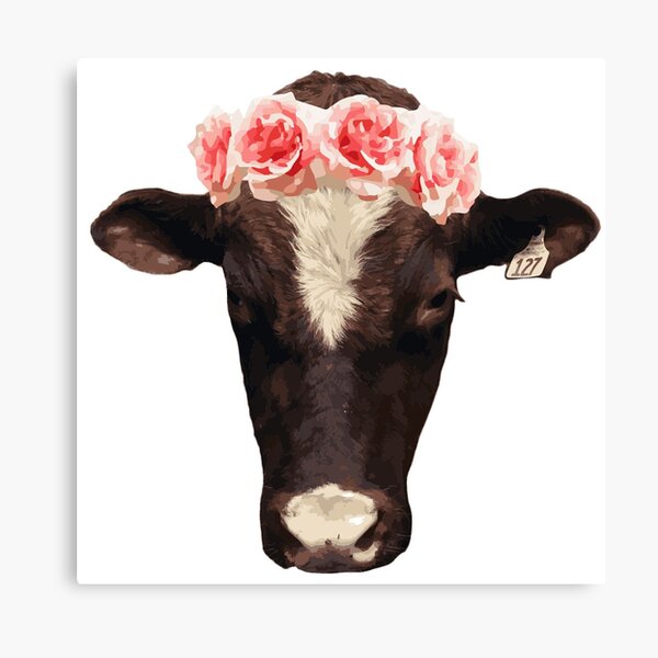 Detail Cow With Flower Crown Png Nomer 31