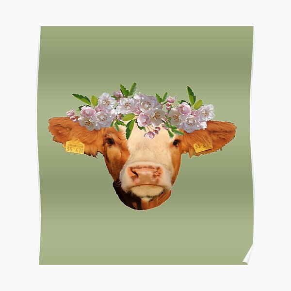 Detail Cow With Flower Crown Png Nomer 48