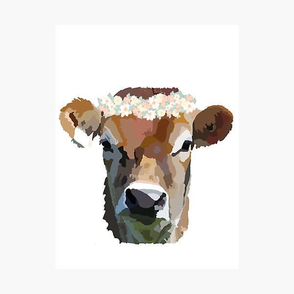 Detail Cow With Flower Crown Png Nomer 52