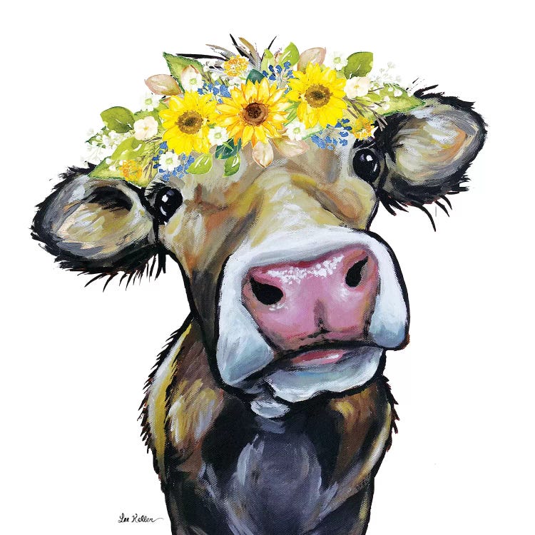 Detail Cow With Flower Crown Png Nomer 8