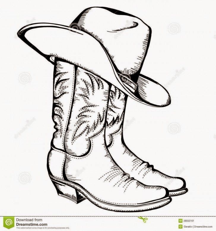 Detail Cowboy Boot And Hat Clipart Nomer 21