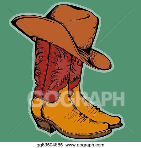 Detail Cowboy Boot And Hat Clipart Nomer 31