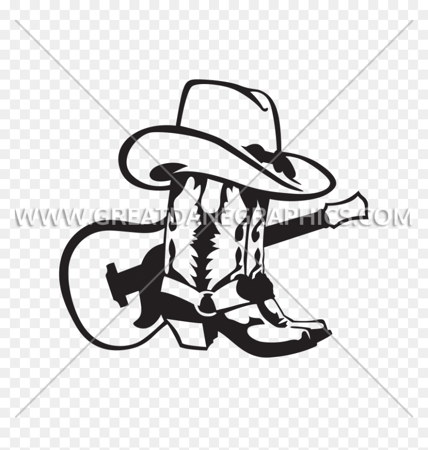 Detail Cowboy Boot And Hat Clipart Nomer 32