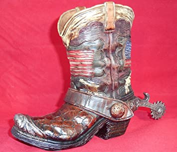 Cowboy Boot Piggy Bank - KibrisPDR