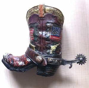 Detail Cowboy Boot Piggy Bank Nomer 30