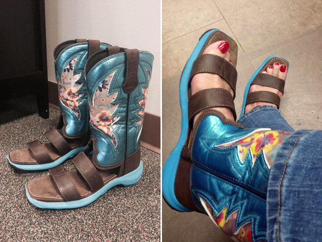 Detail Cowboy Boot Sandals Meme Nomer 32