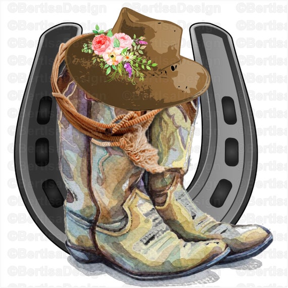 Detail Cowboy Boots And Hat Clipart Nomer 25