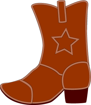 Detail Cowboy Boots Clipart Free Nomer 15