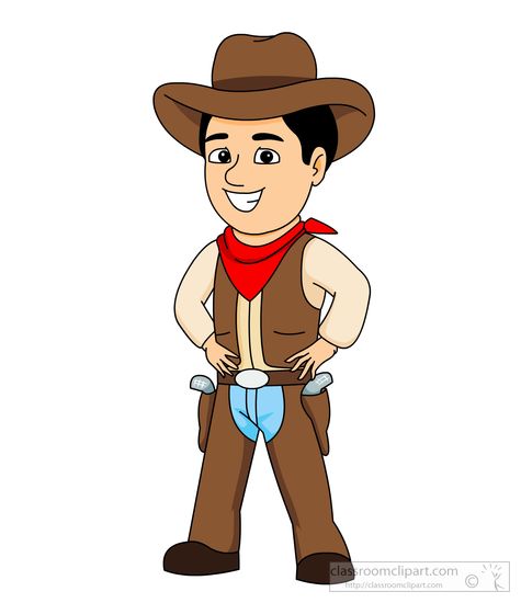 Detail Cowboy Clipart Free Nomer 12