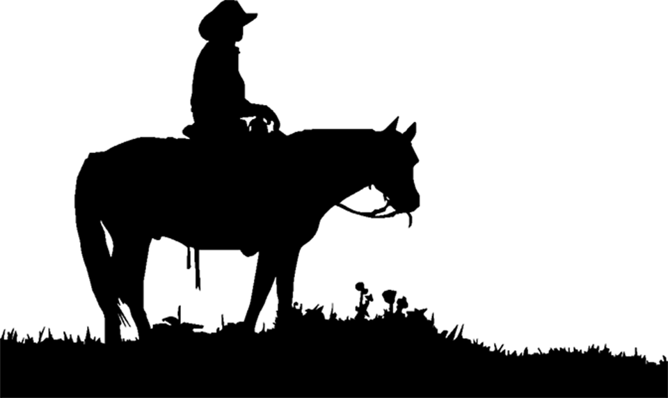 Detail Cowboy Clipart Silhouette Nomer 39