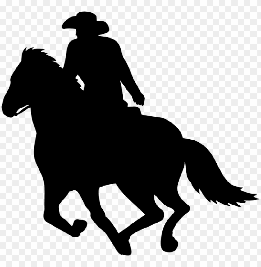 Detail Cowboy Clipart Silhouette Nomer 4