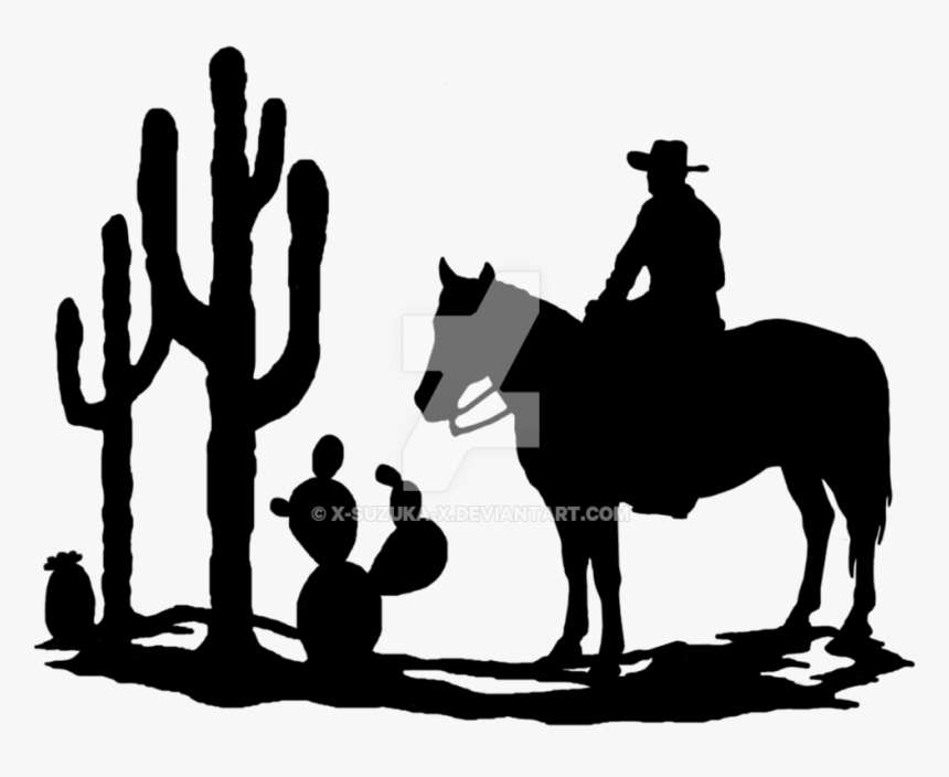 Detail Cowboy Clipart Silhouette Nomer 43