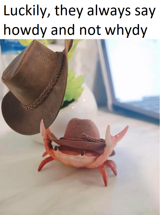 Detail Cowboy Crab Meme Nomer 8