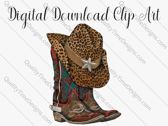 Detail Cowboy Hat And Boots Clipart Nomer 15