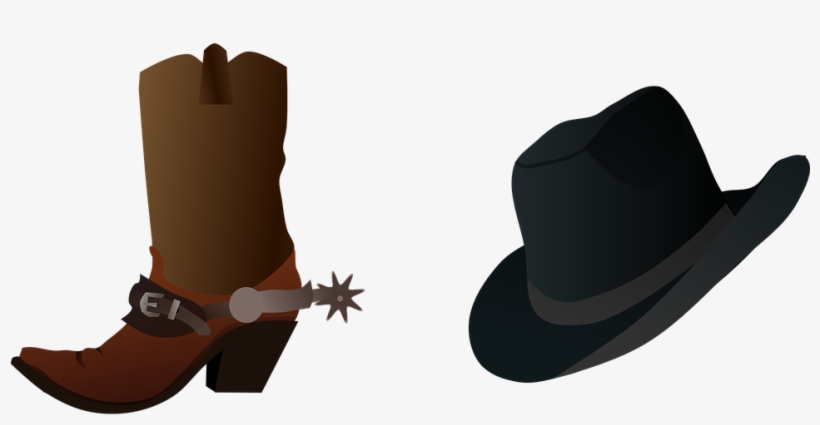 Detail Cowboy Hat And Boots Clipart Nomer 46