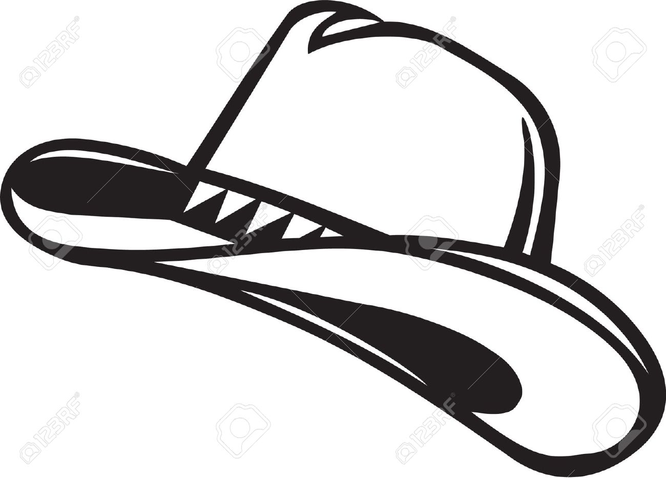 Detail Cowboy Hat Clipart Free Nomer 35