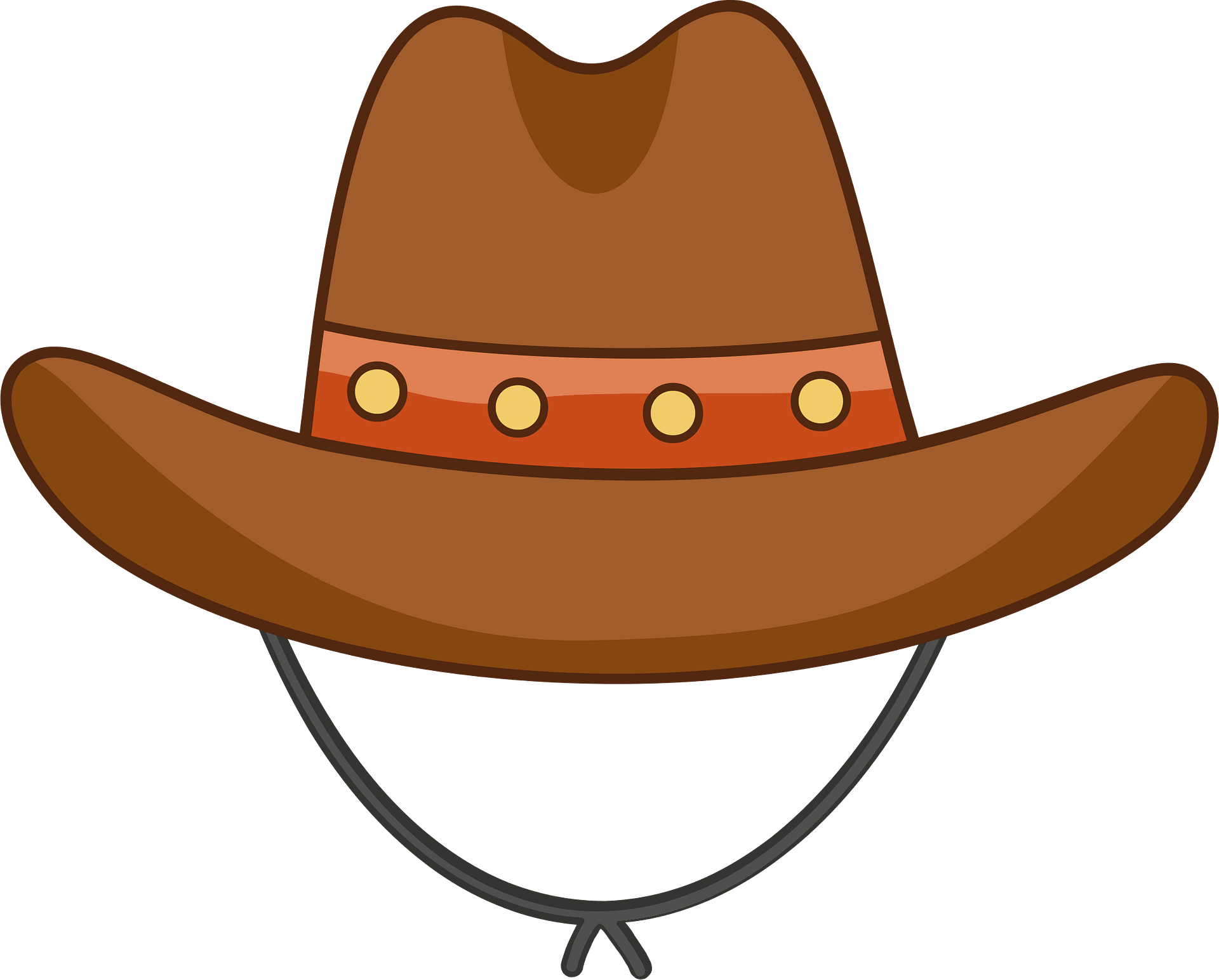 Detail Cowboy Hat Clipart Transparent Nomer 20