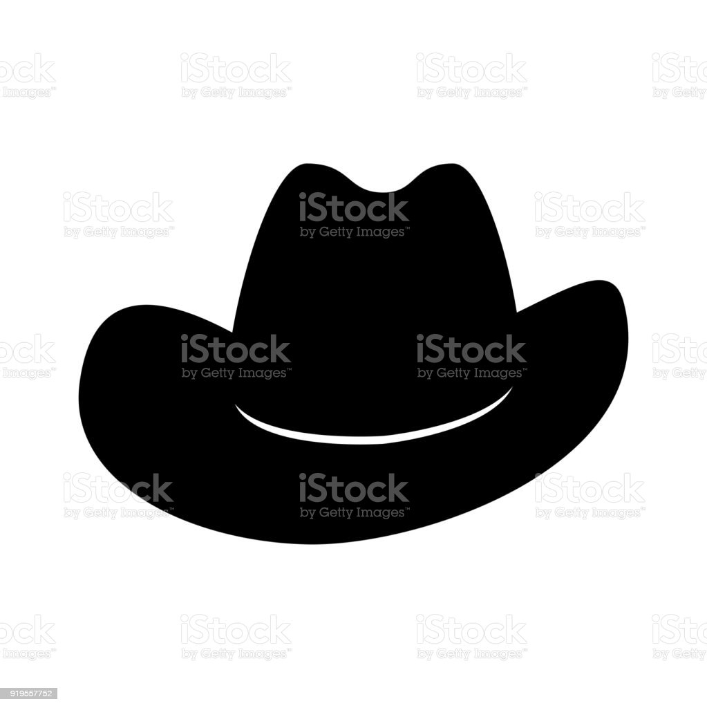 Detail Cowboy Hat Silhouette Vector Nomer 13