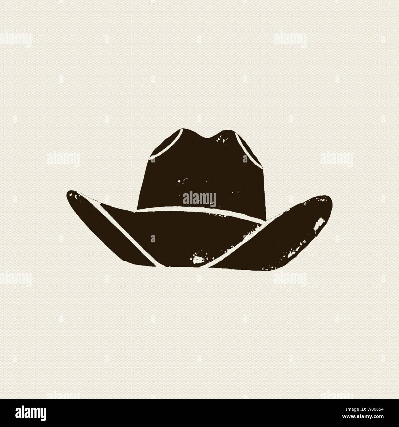 Detail Cowboy Hat Silhouette Vector Nomer 25