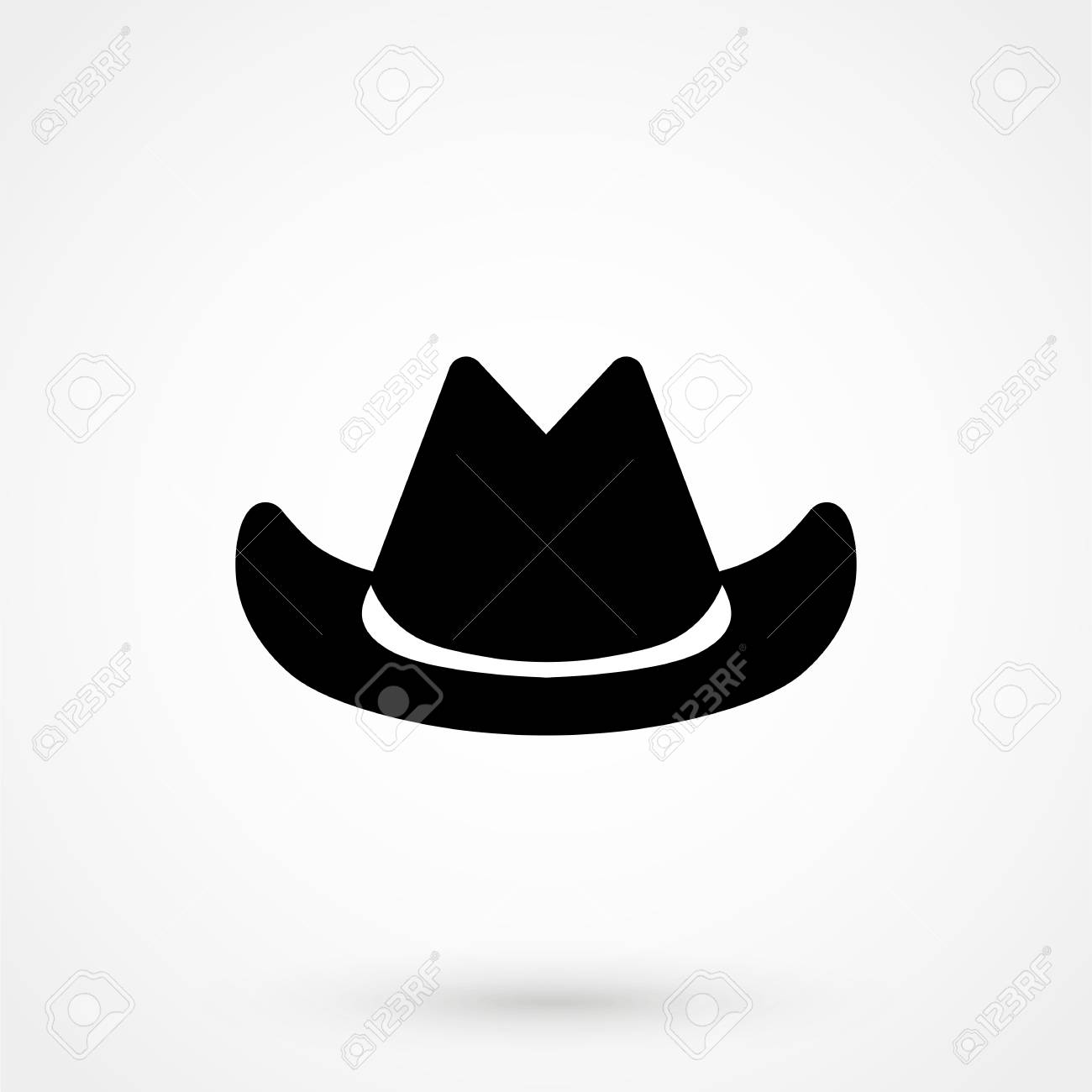 Detail Cowboy Hat Silhouette Vector Nomer 28