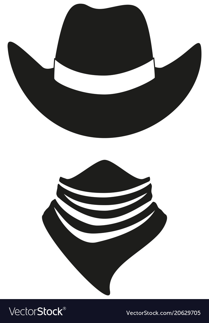 Detail Cowboy Hat Silhouette Vector Nomer 42