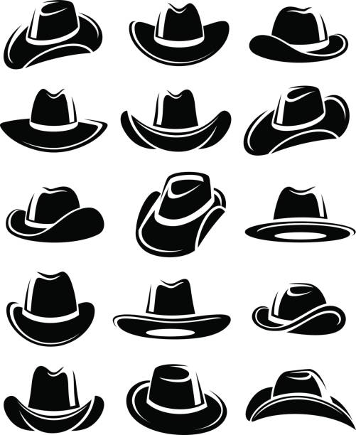 Detail Cowboy Hat Silhouette Vector Nomer 46