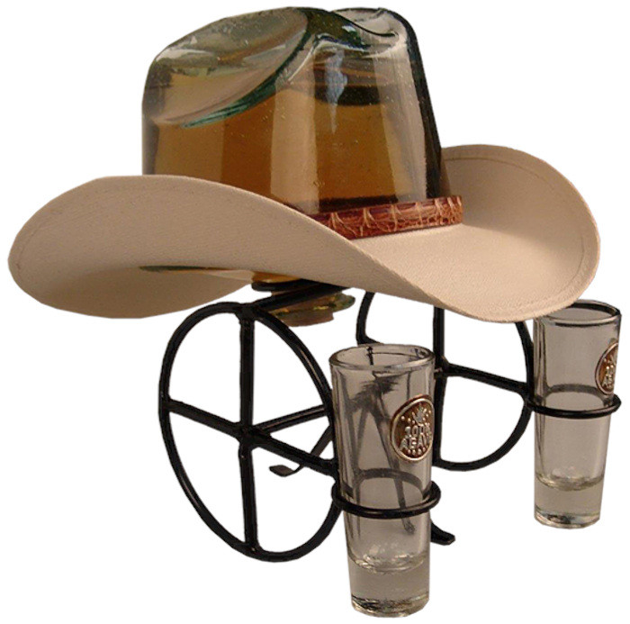 Detail Cowboy Hat Tequila Bottle Nomer 12