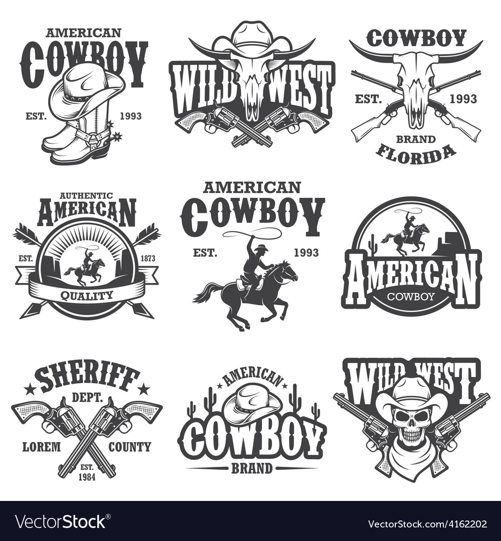 Detail Cowboy Logos Nomer 19