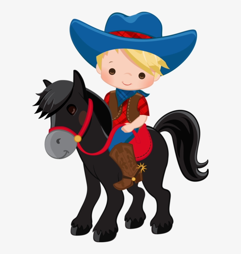 Detail Cowboy On A Horse Clipart Nomer 16