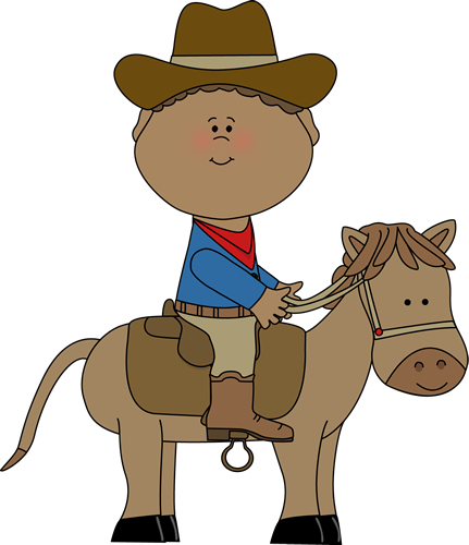 Detail Cowboy On A Horse Clipart Nomer 3