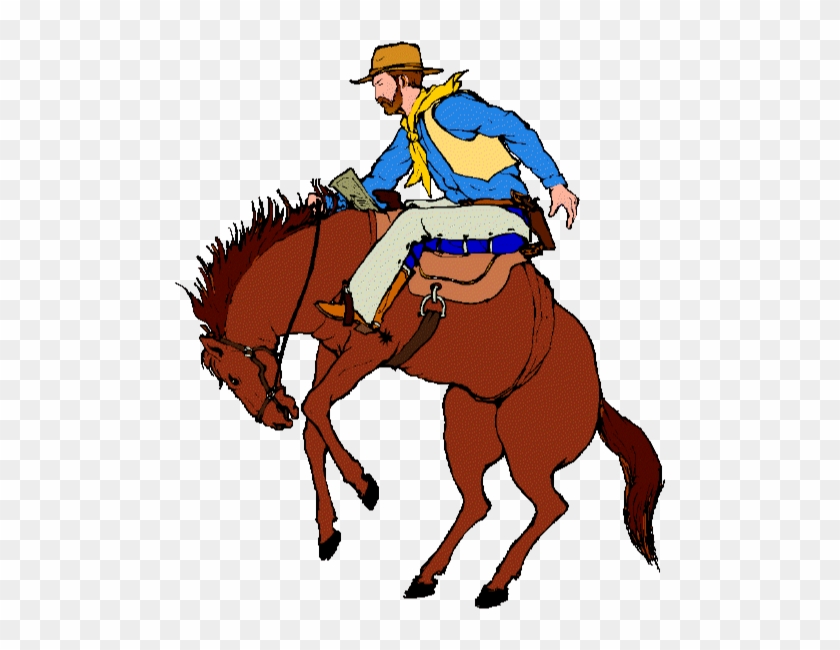 Detail Cowboy On A Horse Clipart Nomer 27