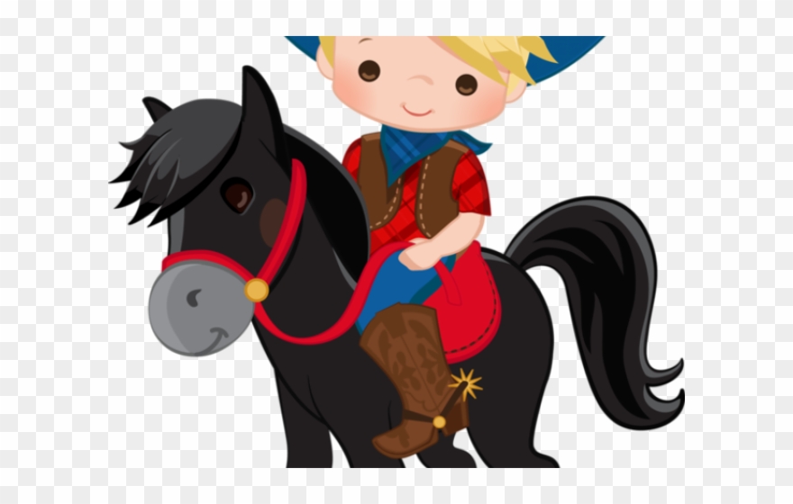 Detail Cowboy On A Horse Clipart Nomer 35