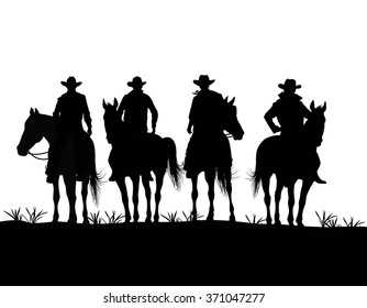 Detail Cowboy Silhouette Images Nomer 7