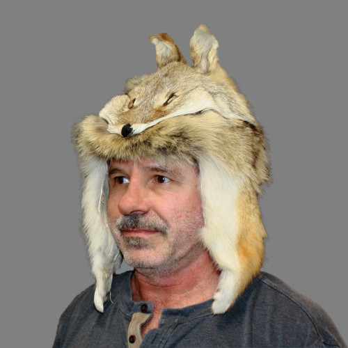 Detail Coyote Fur Mountain Man Hat Nomer 24