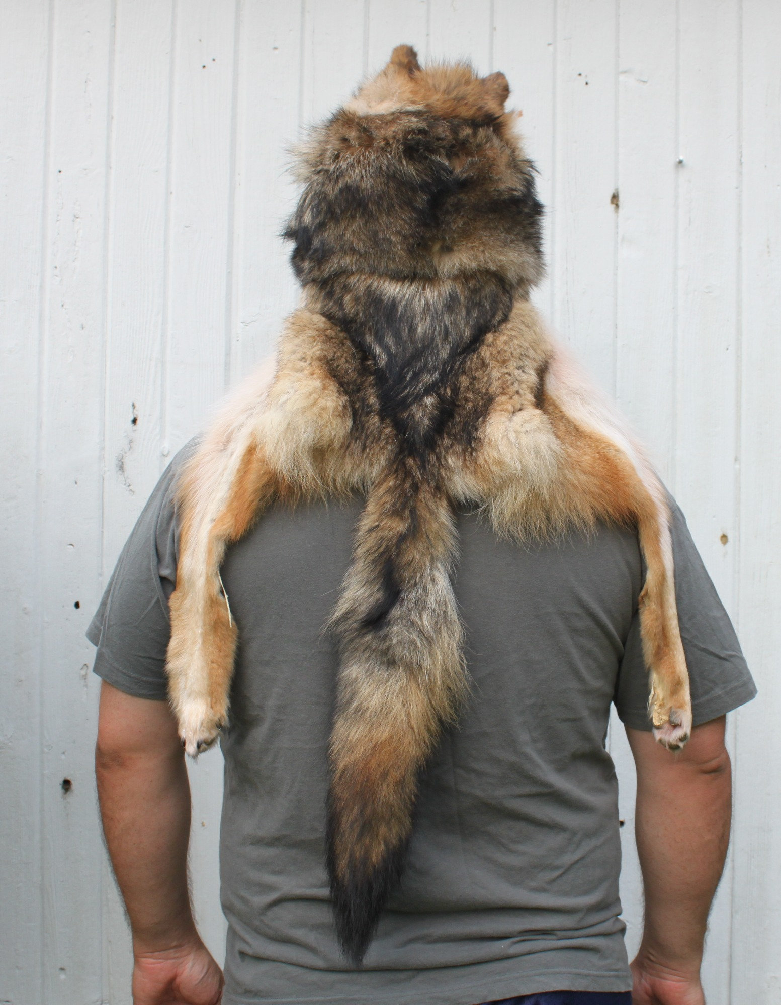 Detail Coyote Fur Mountain Man Hat Nomer 43