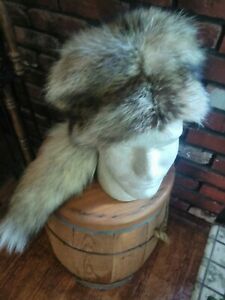 Detail Coyote Fur Mountain Man Hat Nomer 45