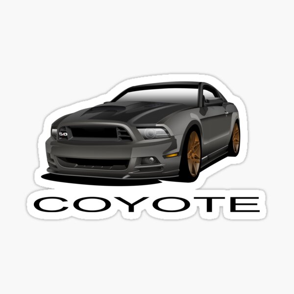 Detail Coyote Mustang Stickers Nomer 31