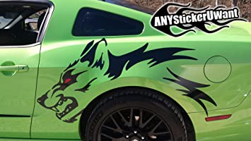Detail Coyote Mustang Stickers Nomer 9