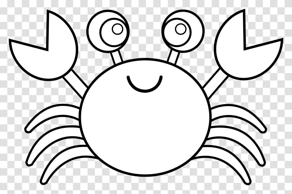 Detail Crab Clipart Black And White Nomer 16