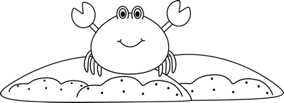 Detail Crab Clipart Black And White Nomer 22