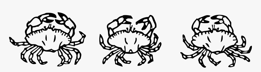 Detail Crab Clipart Black And White Nomer 24
