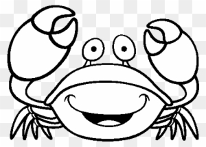 Detail Crab Clipart Black And White Nomer 26