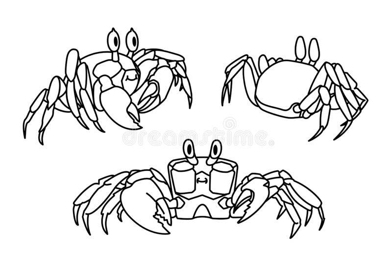 Detail Crab Clipart Black And White Nomer 28