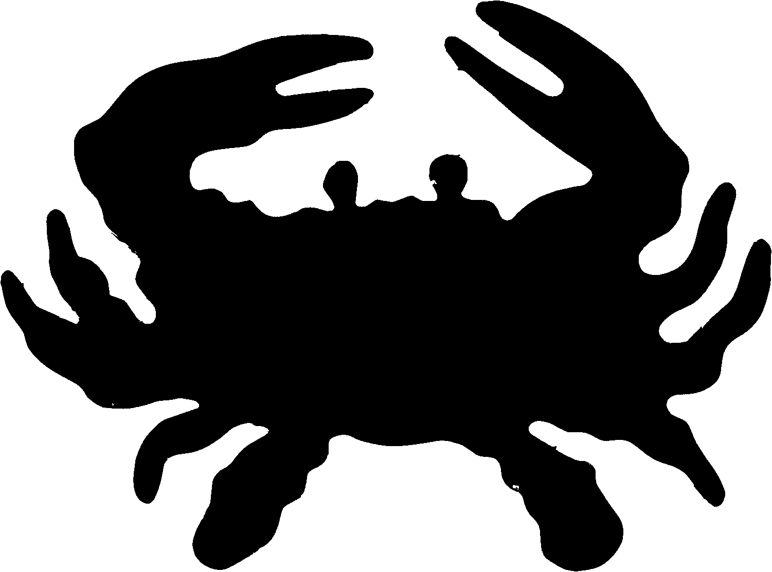 Detail Crab Silhouette Clip Art Nomer 32