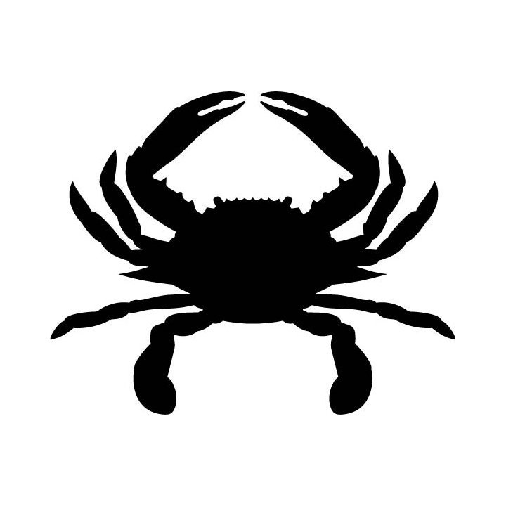 Detail Crab Silhouette Clip Art Nomer 50