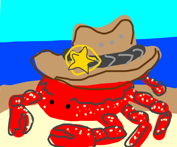 Detail Crab With A Cowboy Hat Nomer 14