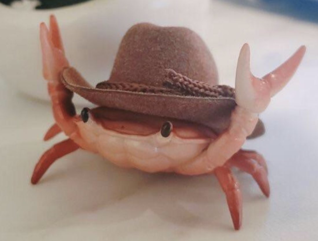 Detail Crab With A Cowboy Hat Nomer 3